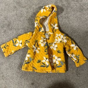 Carter’s 18m floral light hooded jacket